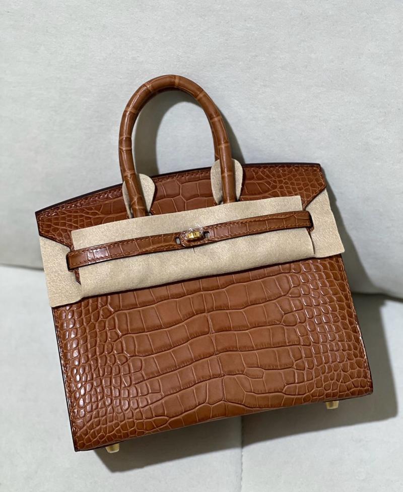 Hermes Birkin 20 Matte Alligator Gold GHD